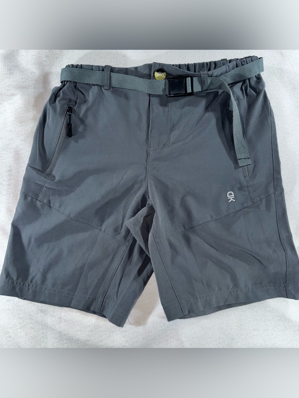 Little Donkey Andy Women's Quick-Dry 9 Inseam Hiking Outdoor Shorts Medium Gray